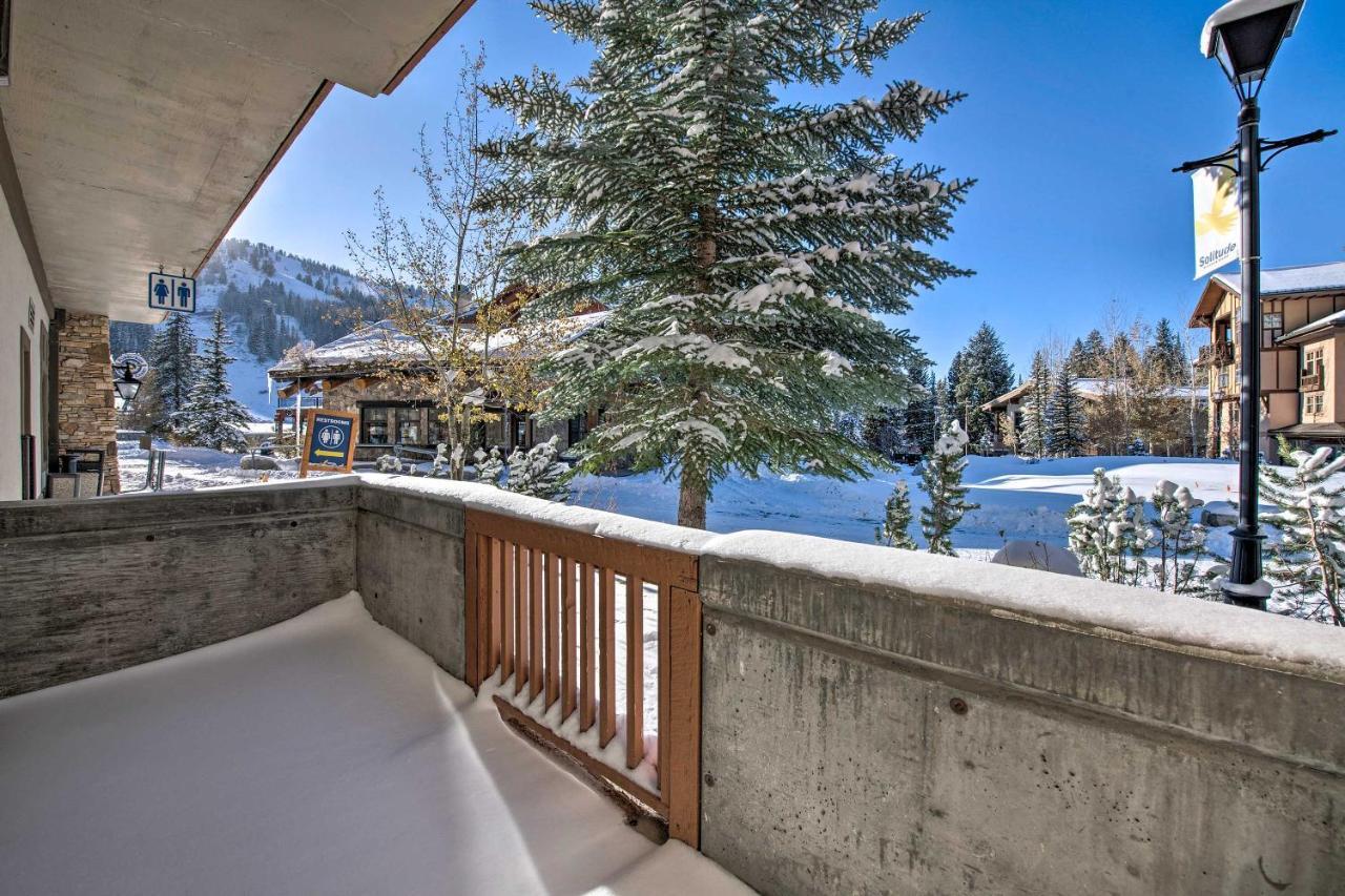 Solitude Mountain Slopeside Ski Condo With Hot Tub! Brighton Екстериор снимка
